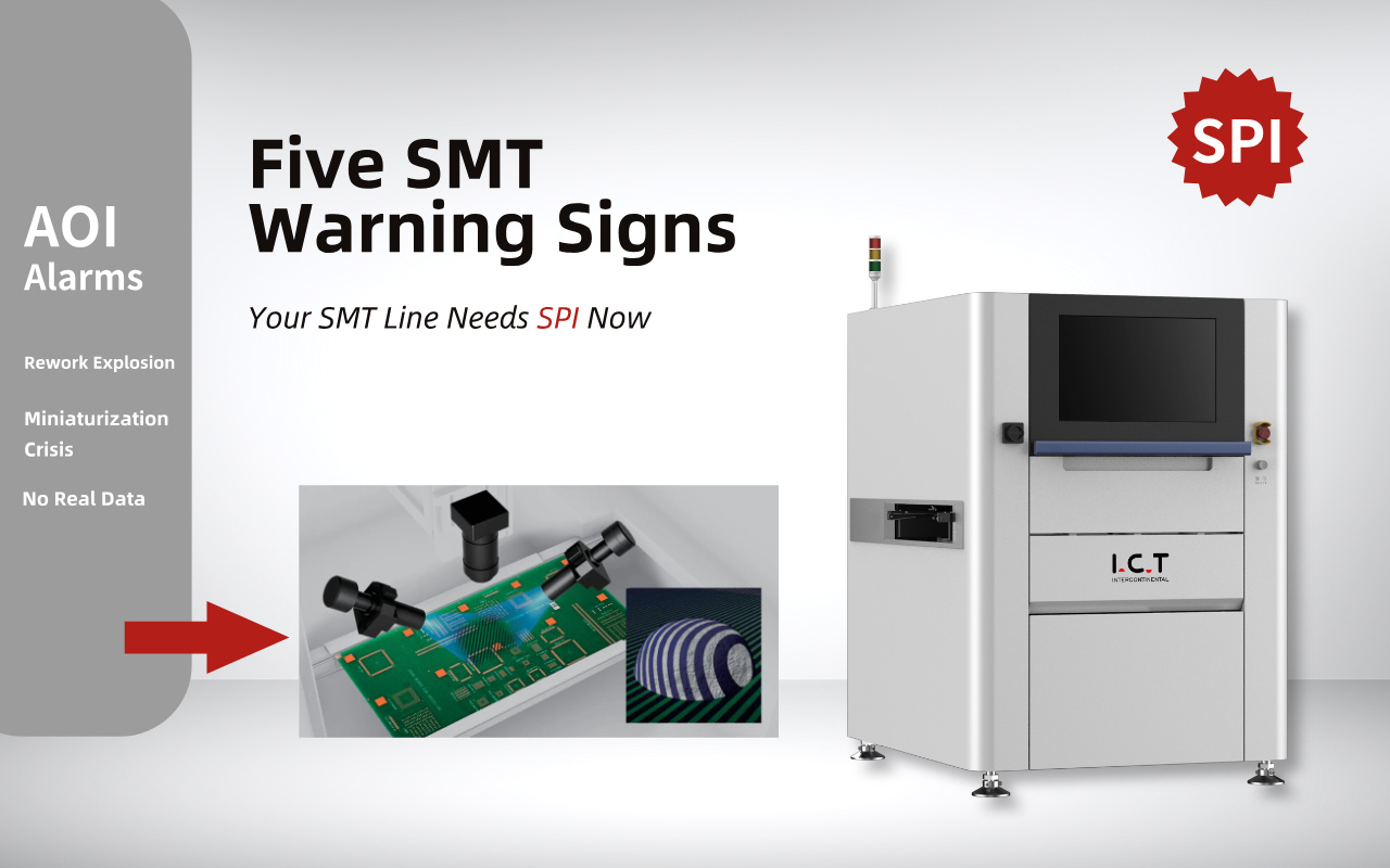 5 Warning Signs Your SMT Line Urgently Needs SPI SMT 回線に緊急に必要な 5 つの警告サイン SPI