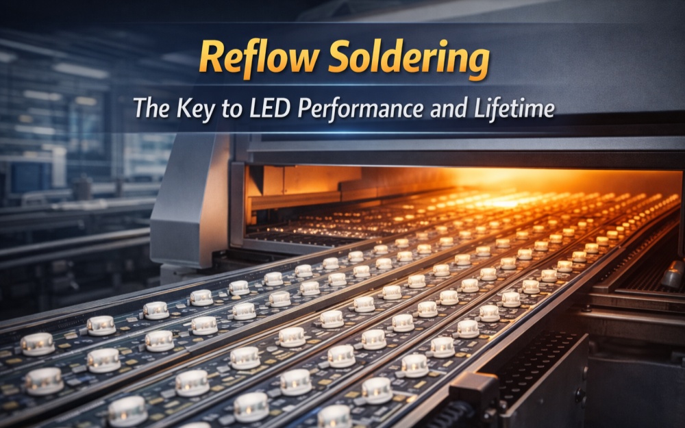 reflow soldering リフローはんだ付け