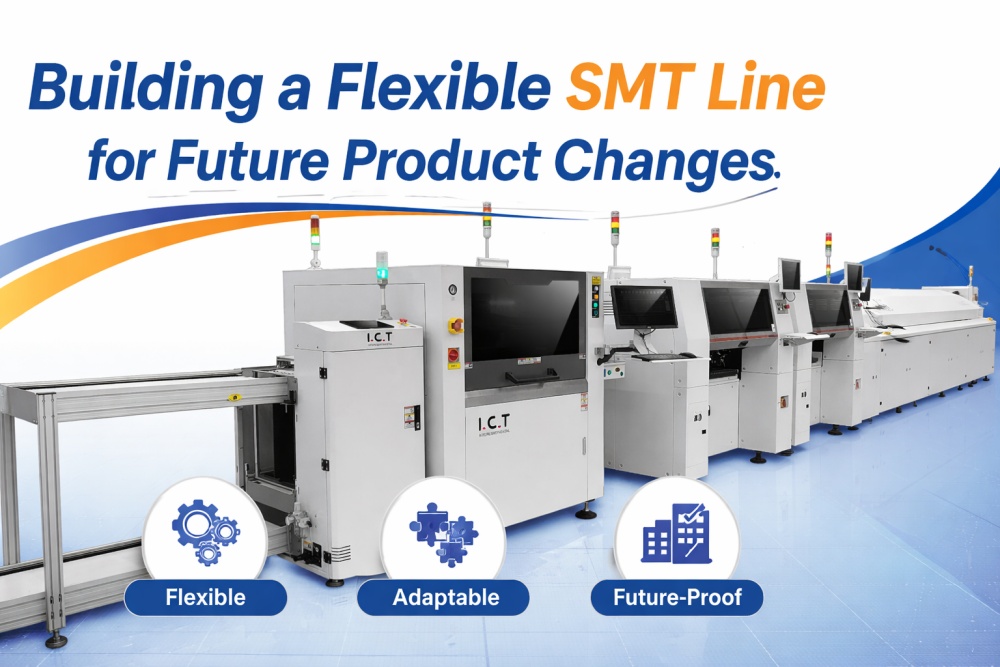Building a Flexible SMT Line for Future Product Changes 将来の製品変更に備えた柔軟な SMT ラインの構築