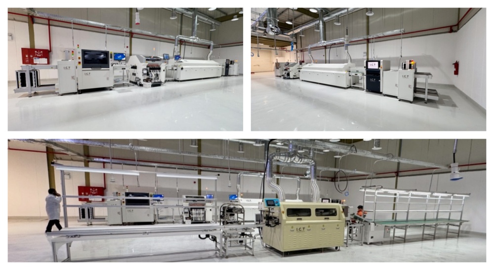 A Smart Wearable Electronics Production Line in Saudi Arabia サウジアラビアのスマートウェアラブルエレクトロニクス生産ライン