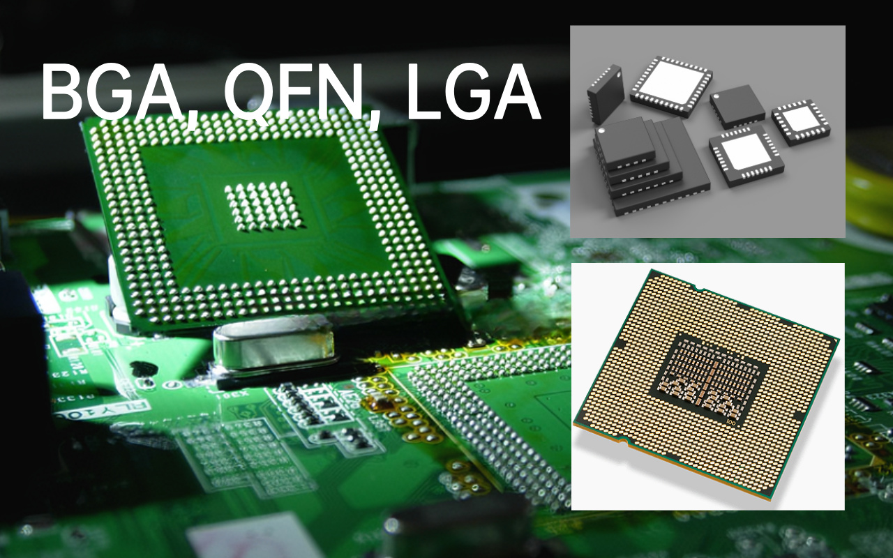 1.2 Rise of BGA, QFN, LGA-Defects Become Hidden 1.2 BGA、QFN、LGA の台頭 - 欠陥が隠れるようになる