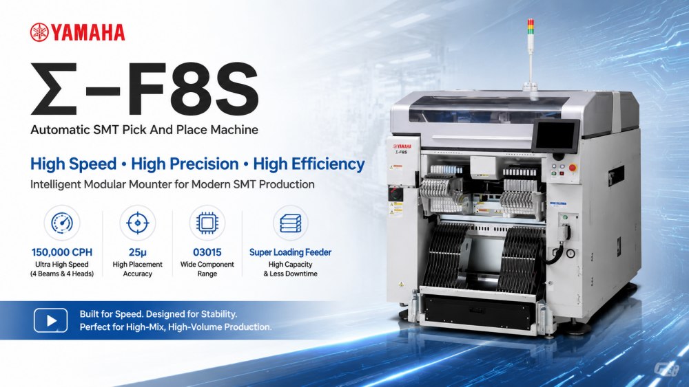 Yamaha Σ-F8S Pick and Place Machine ヤマハ Σ-F8S ピックアンドプレイスマシン
