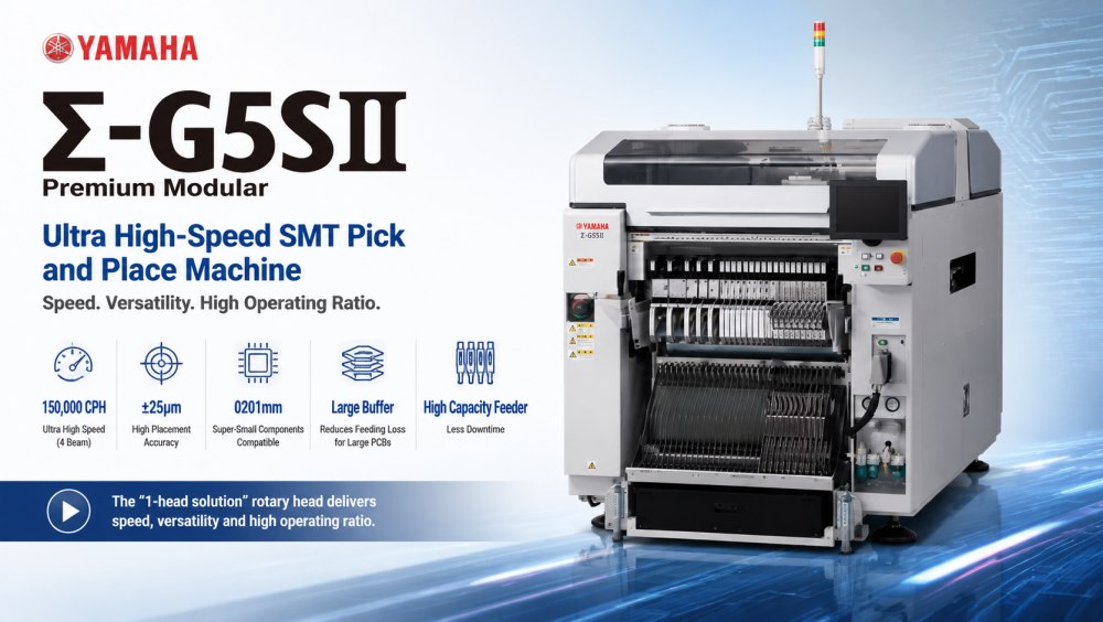 Yamaha Σ-G5SⅡ SMT Pick and Place Machine ヤマハ Σ-G5SⅡ SMT ピックアンドプレイス機
