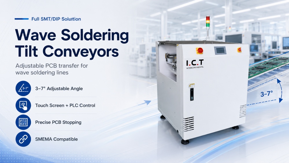 Wave Soldering Tilt Conveyor ウェーブはんだ付けチルト コンベヤー