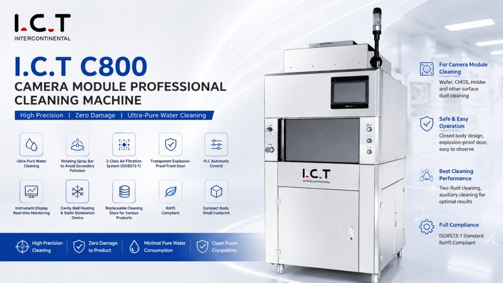 Camera Module Cleaning Machine I.C.T-C800 カメラモジュール洗浄機 I.C.T-C800