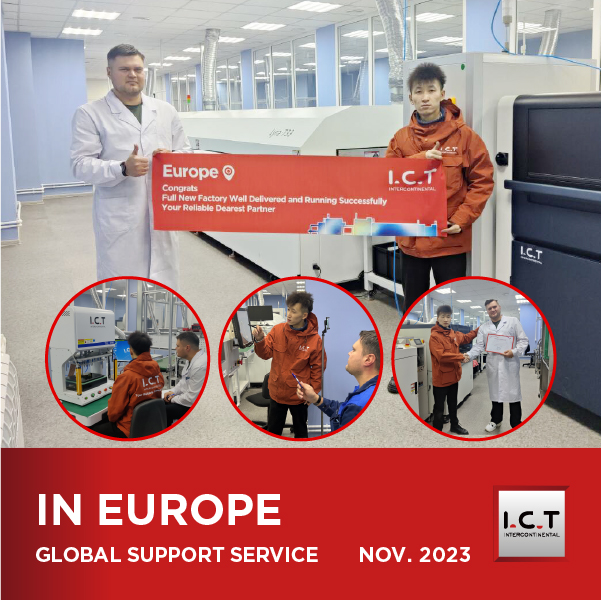 I.C.T のヨーロッパにおけるコンピュータ電源生産の海外サポート