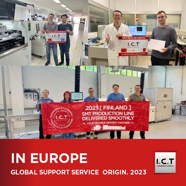 【リアルタイム更新】I.C.T グローバル SMT ヨーロッパのテクニカル サポート