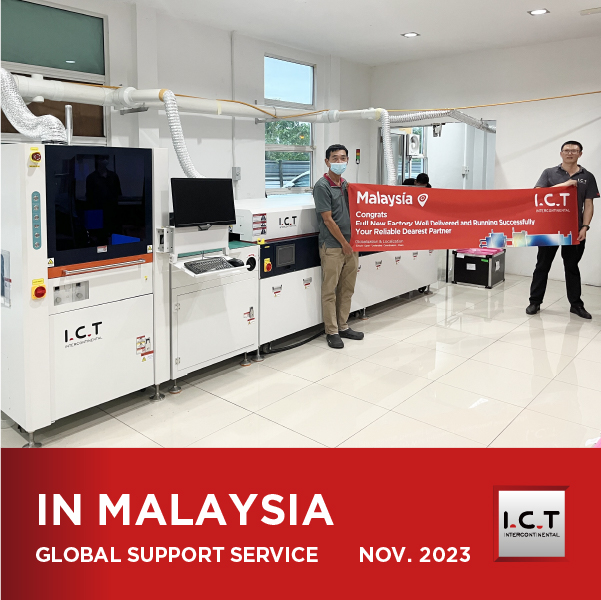  I.C.T がマレーシアの電子機器製造向けに PCBA コーティング ラインを納入