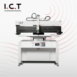 I.C.T-P12 |SMD 組立ラインの高精度半自動 SMT スクリーン ステンシル プリンター