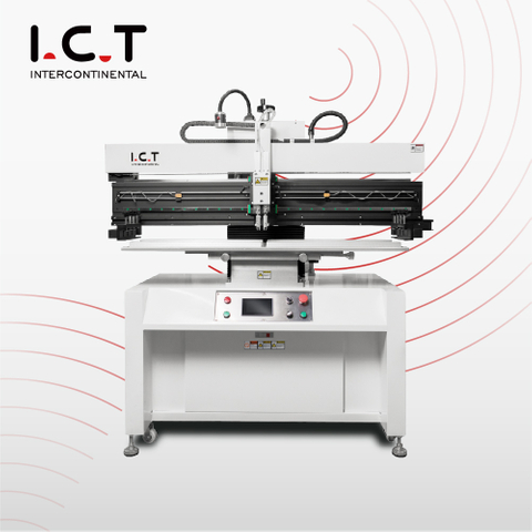 I.C.T |SMT 手動半自動 ステンシル 安定した作業が可能な機械 ステンシル ペーストプリンター