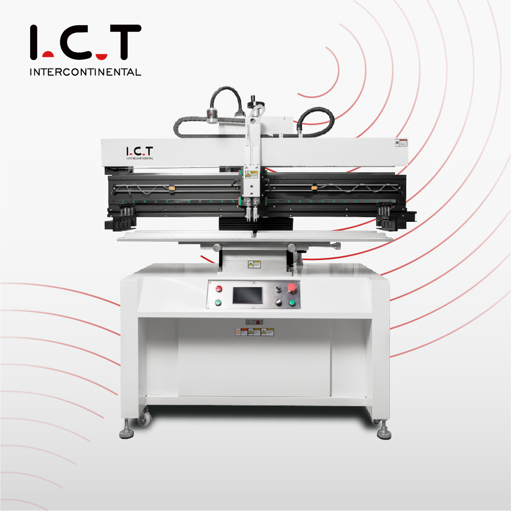 I.C.T |半自動はんだプリンター手動印刷機 ステンシル マシン