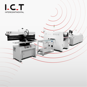 I.C.T |経済的な半自動高品質 SMT LED 生産ライン