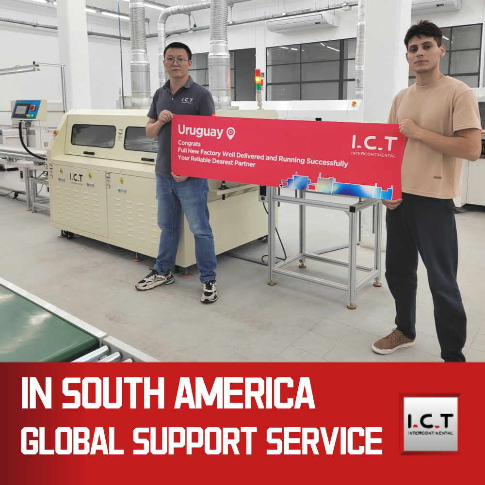 I.C.T | SMT DIP ウェーブはんだ付け機 PCB ウェーブはんだ付けシステム