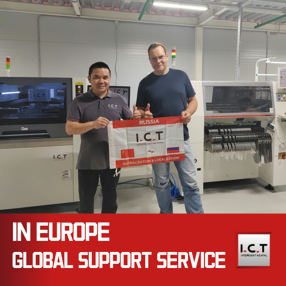 I.C.T | SMT スクリーン印刷機 全自動 PCB ステンシル プリンター | I.C.T-5134