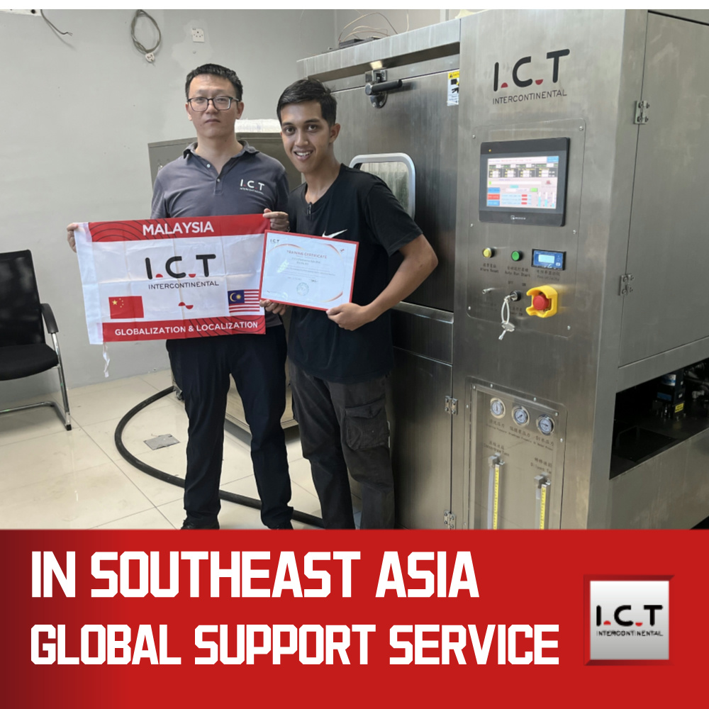 I.C.T-6300 | SMT 自動 PCBA オンライン洗浄機