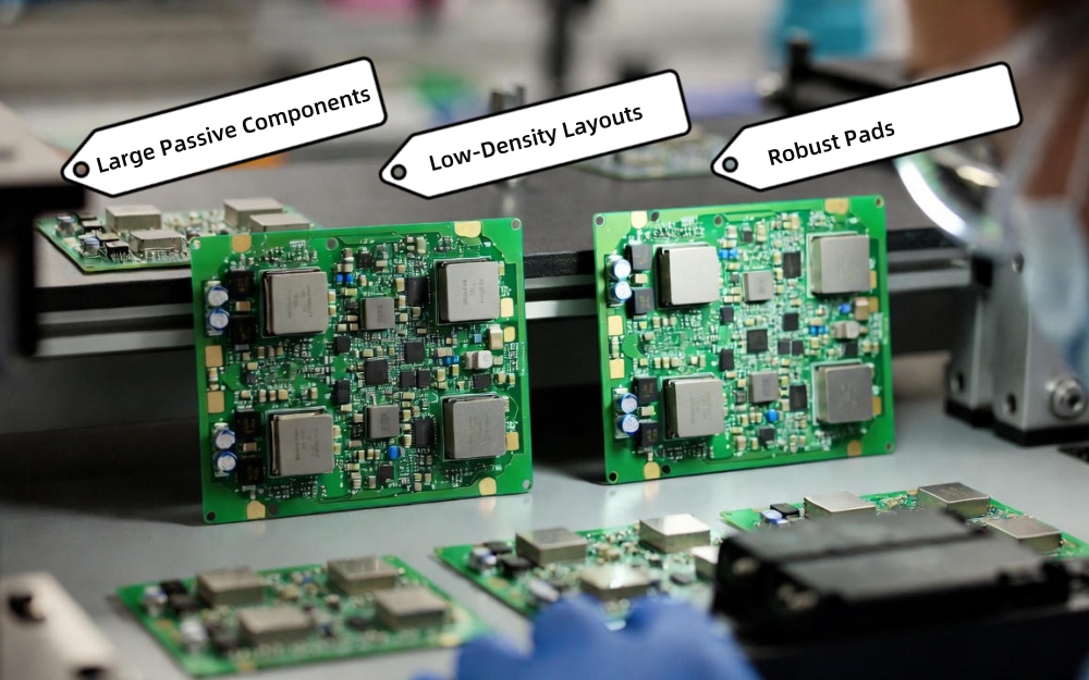 非常にシンプルなデザインまたは大きなピッチの SMT デザイン