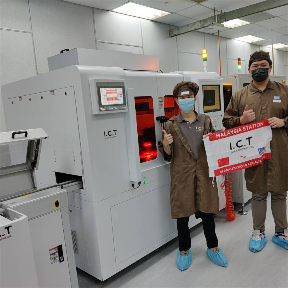 I.C.T |自動基板個片化システム PCB レーザー切断機