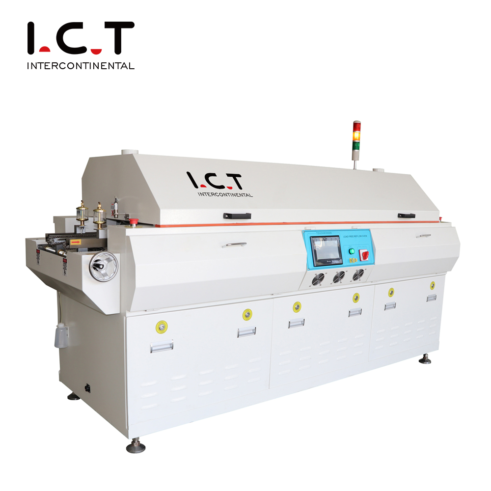 I.C.T-T8 |高品質の熱風8トレイ電気リフロー対流オーブン