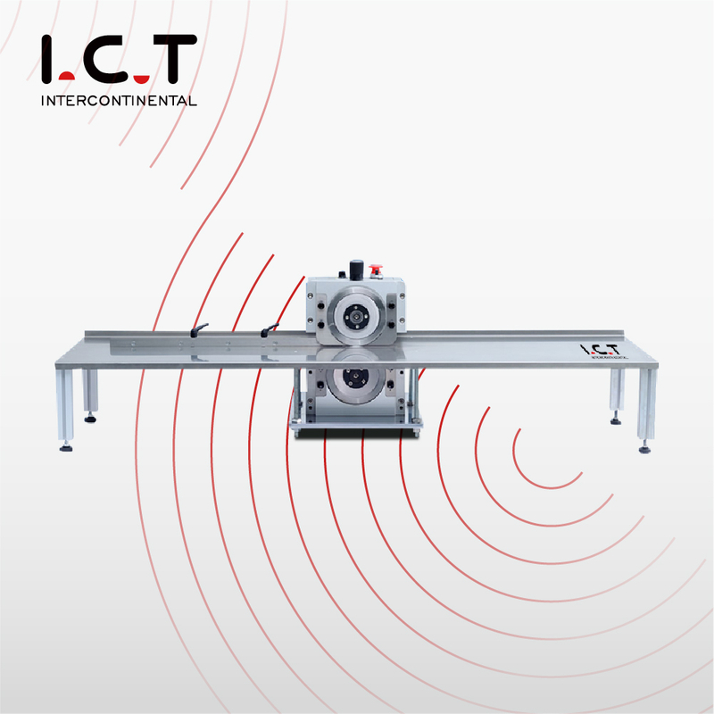 I.C.T |新しい半自動リードデスクトップ PCB 切断用ルーターマシン