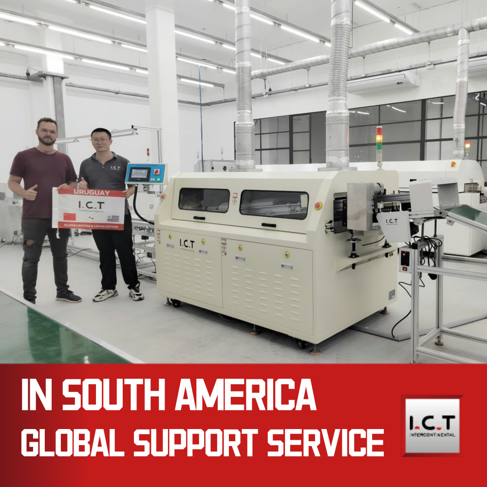 I.C.T | SMT DIP鉛フリーウェーブはんだ付け機 | I.C.T-W2