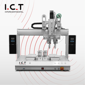 I.C.T |おもちゃ PCB デカルト自動 LED スポットはんだ付けロボット 機械 バッテリー