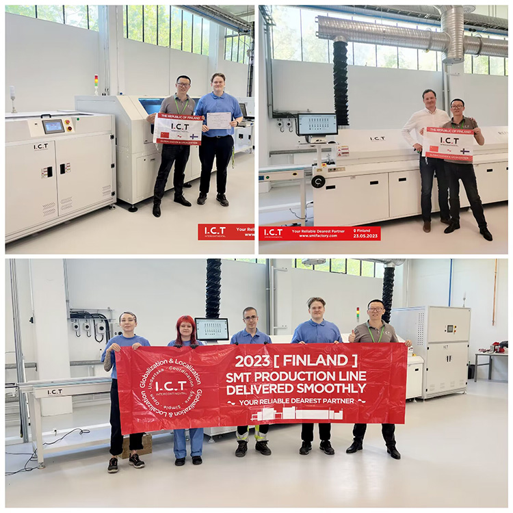 I.C.T | SMT 電子リフロー オーブン コンベヤー 用はんだ付け機 150-200w