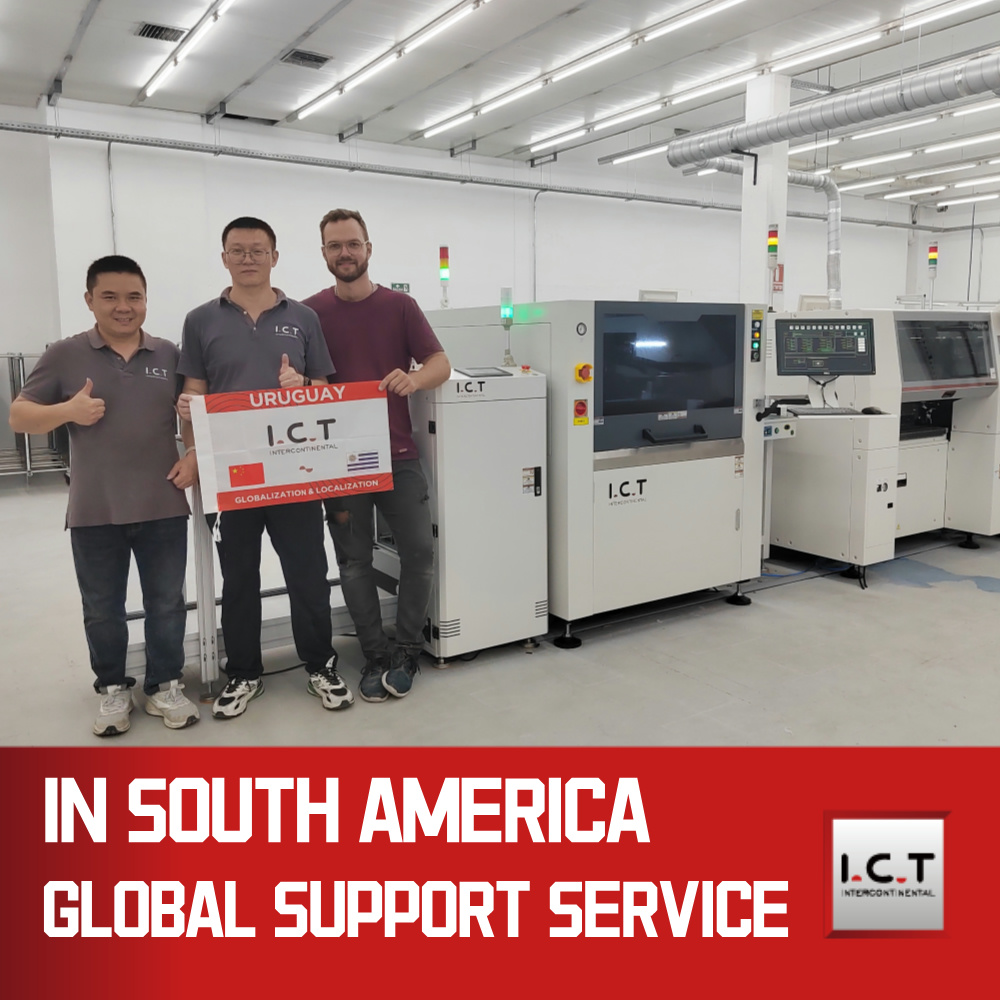 I.C.T | SMD はんだペースト自動印刷機 ステンシル スクリーン PCB 印刷機