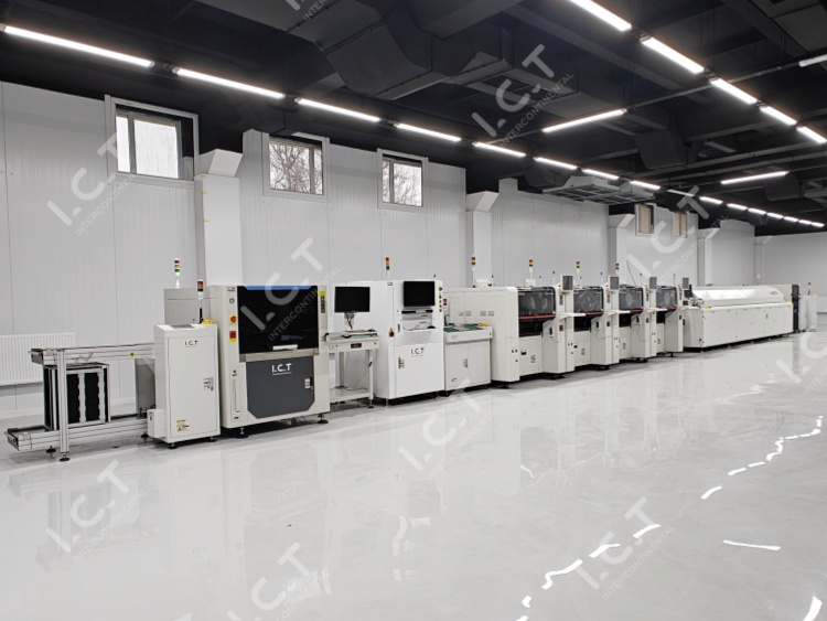 I.C.T SMT ウズベキスタンの生産ライン