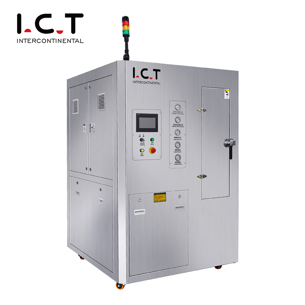 I.C.T-800 |空気圧式 PCB ステンシル 洗浄機