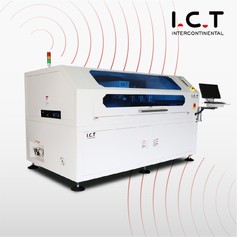 I.C.T |PCB SMD SMT ステンシルプリンター 1.2 メートルスクリーン印刷機