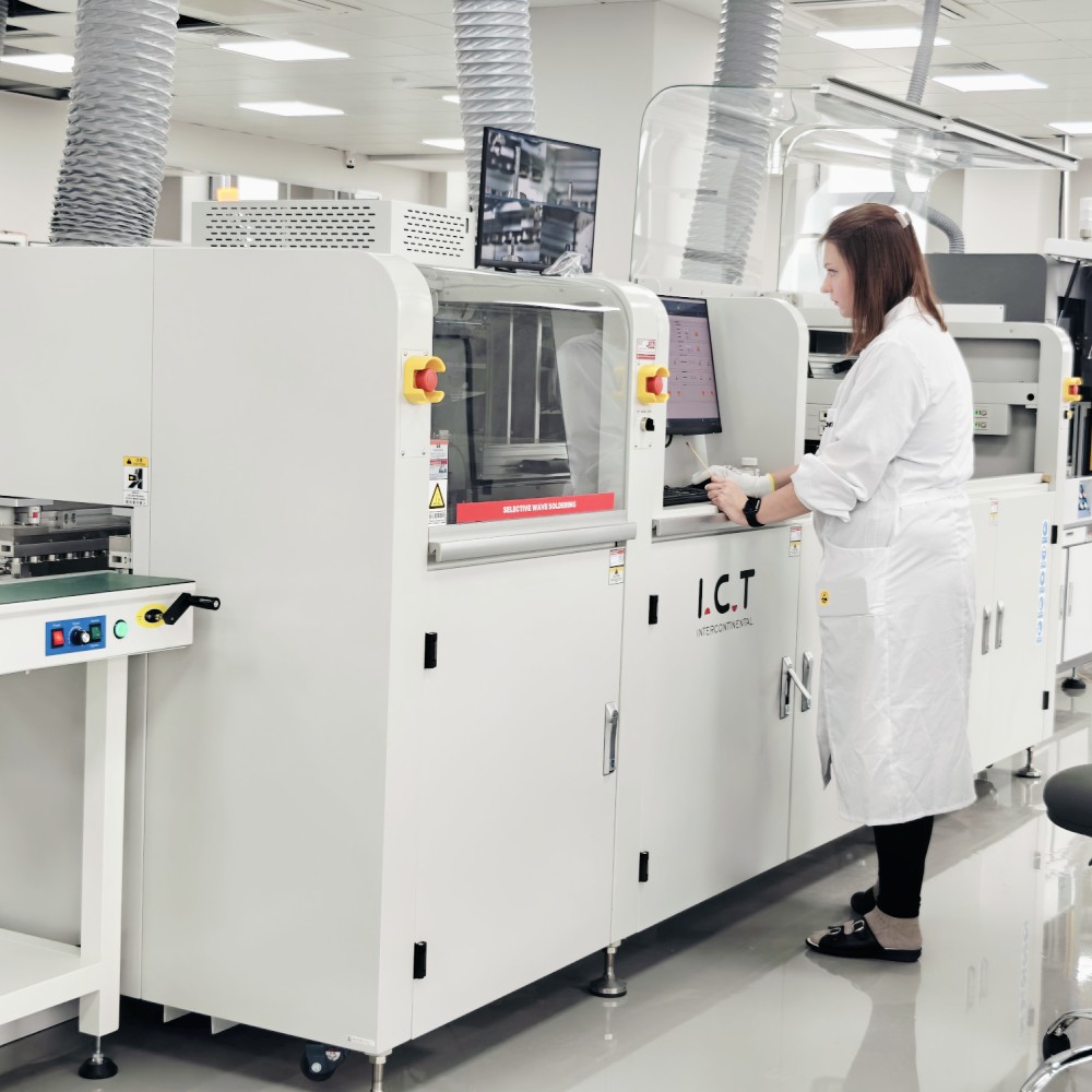 I.C.T 選択はんだ | PCB 用自動選択ウェーブはんだ付け機 コスト効率が高い