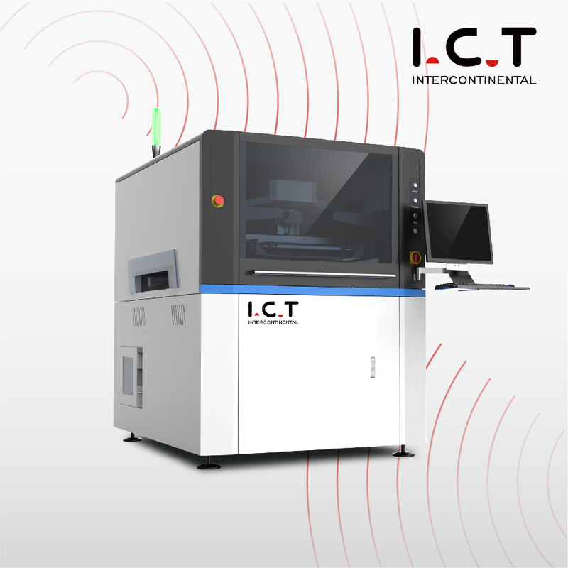 I.C.T |全自動 SMD PCB アセンブリ スクリーンはんだペースト ステンシル プリンター