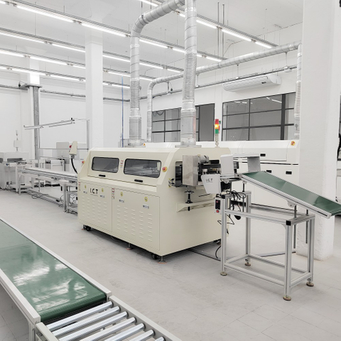 I.C.T |熱交換器用ディップはんだ付け装置 PCB ウェーブはんだ付け装置 THT 装置