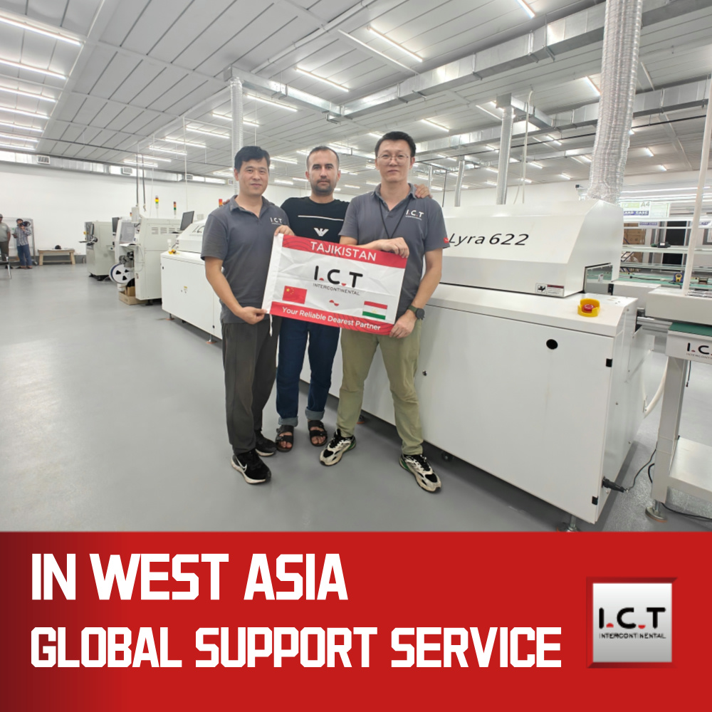 I.C.T | SMT 機械リフローオーブンおよびウェーブはんだ浸漬コンポーネント機械 