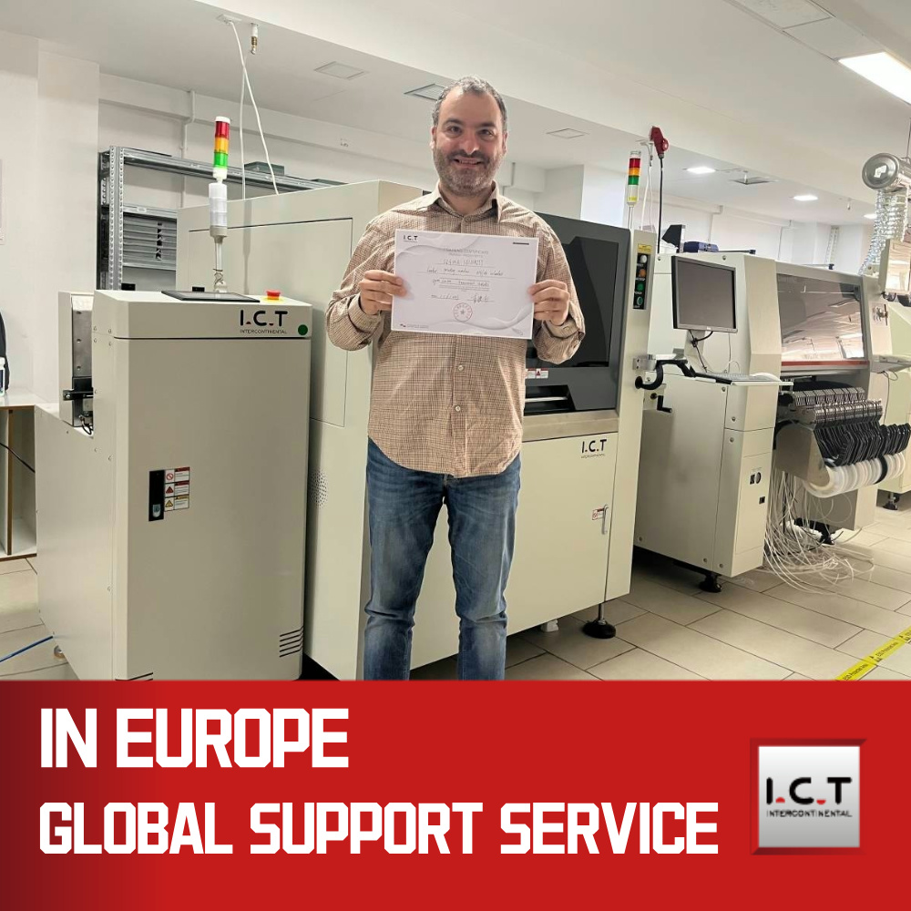 I.C.T | 1200mm LED PCB 全自動ペーストはんだ印刷機