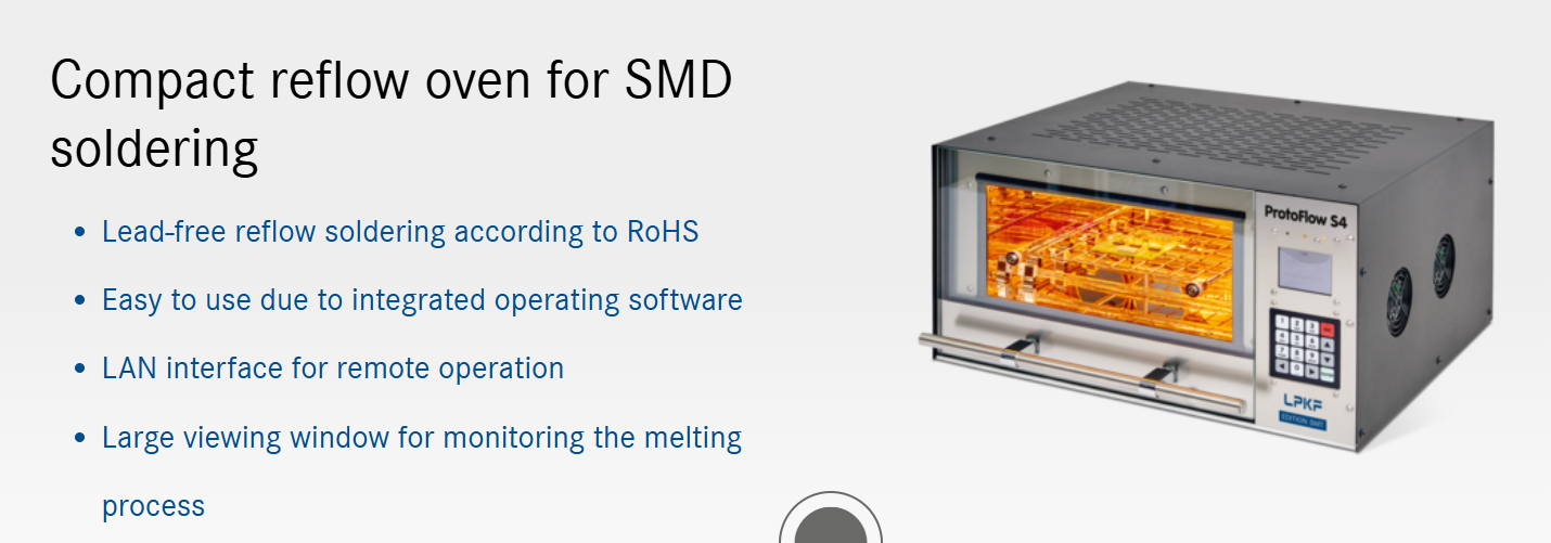 LPKF ProtoFlow S リフローはんだ付け機