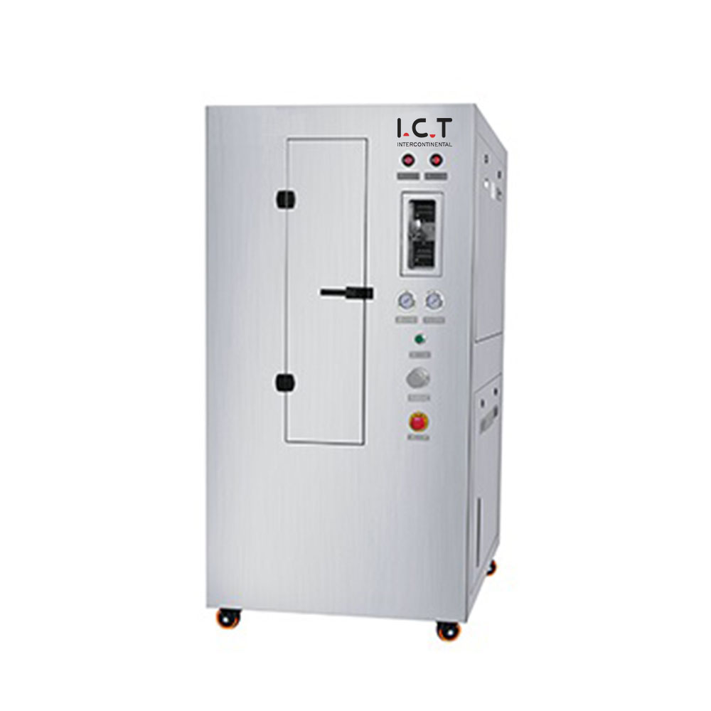 I.C.T-750 |高性能 ステンシル 洗浄機 全空気圧式 PCB クリーナー