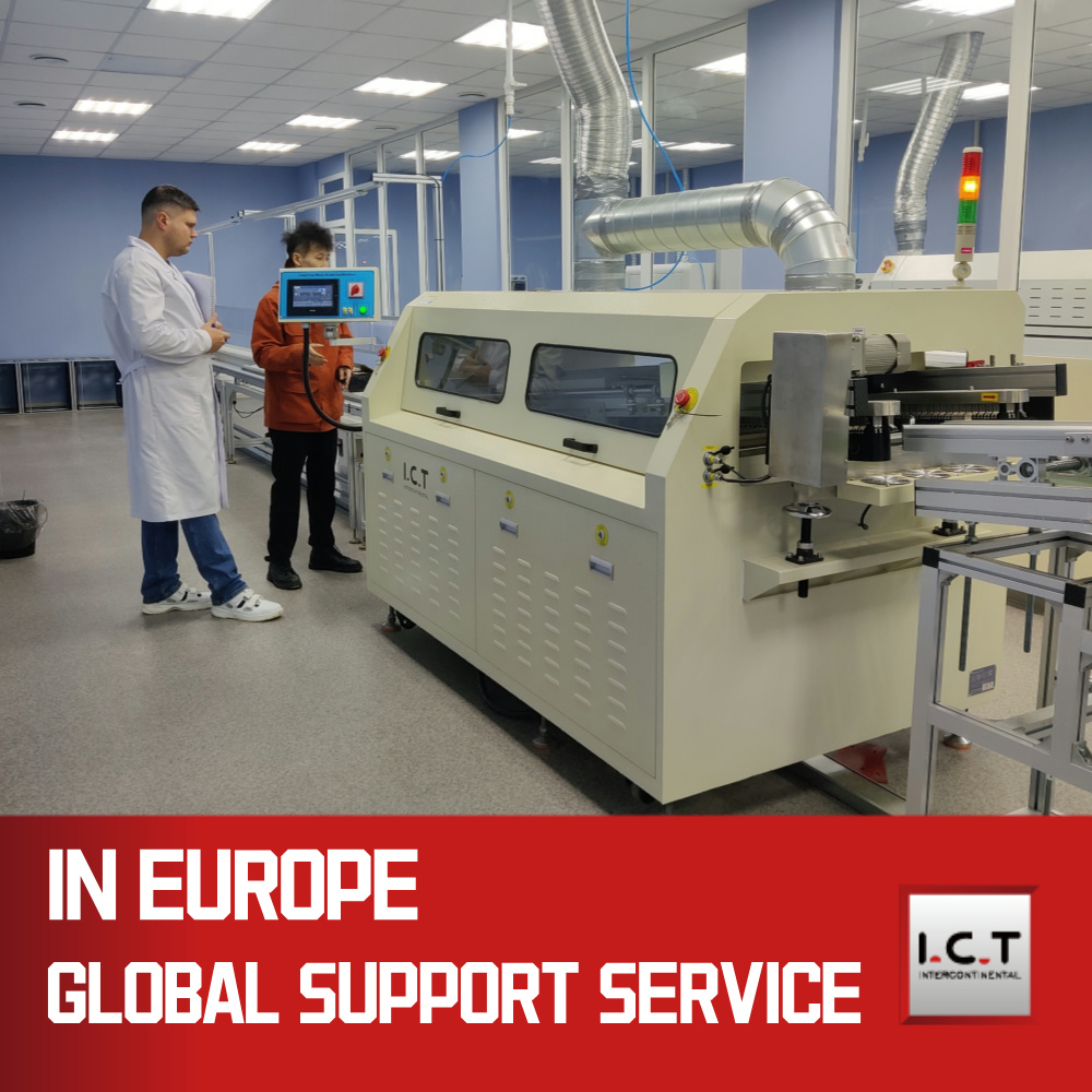 I.C.T |熱交換器専用ディップはんだ付け機