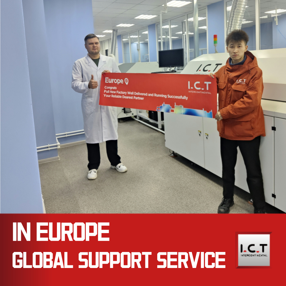 I.C.T | 10 ゾーン ピック アンド プレイス ソレリング SMT マシン LED オーブン