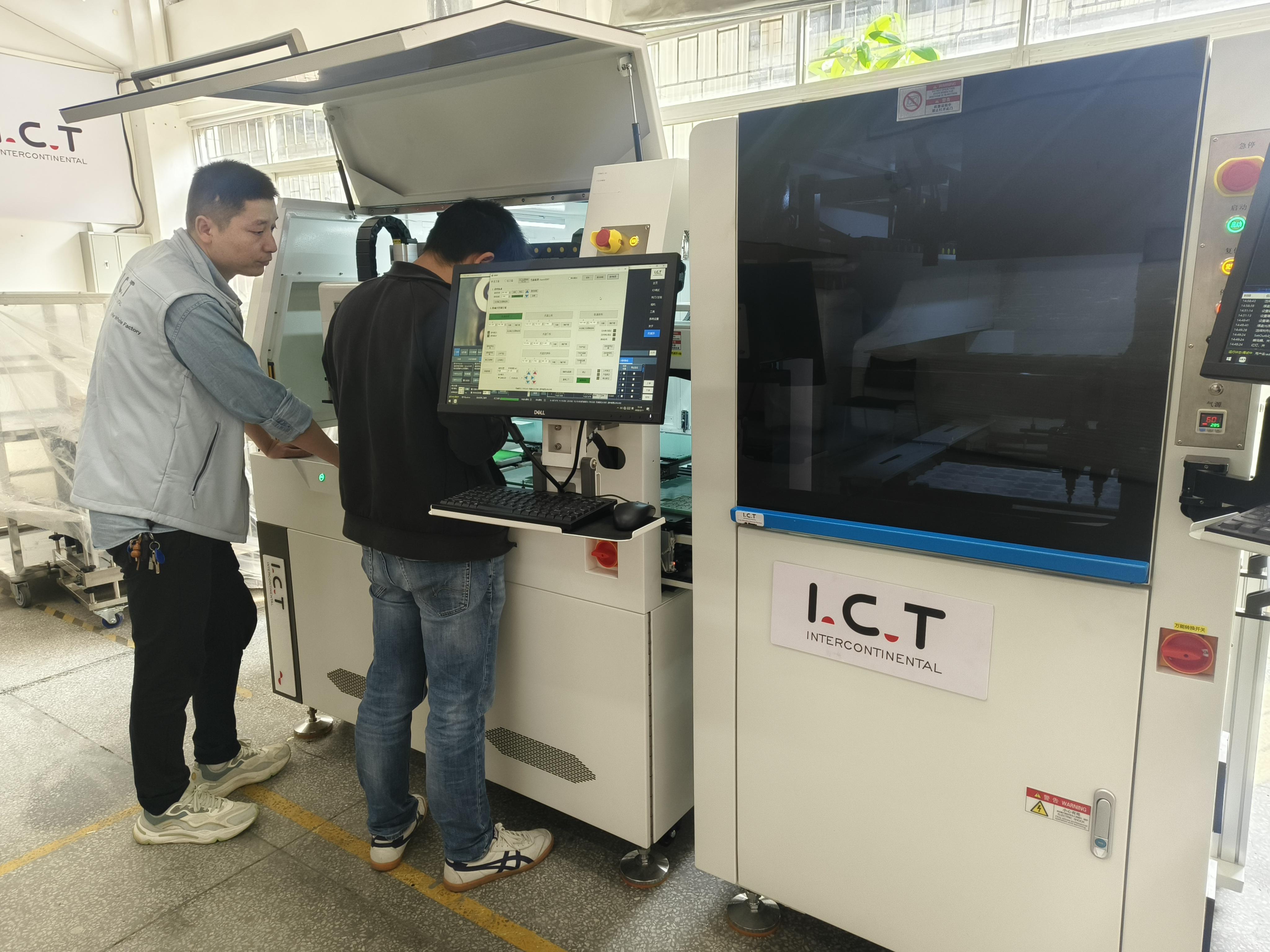 I.C.T SMT 出荷前の機械の完全検査