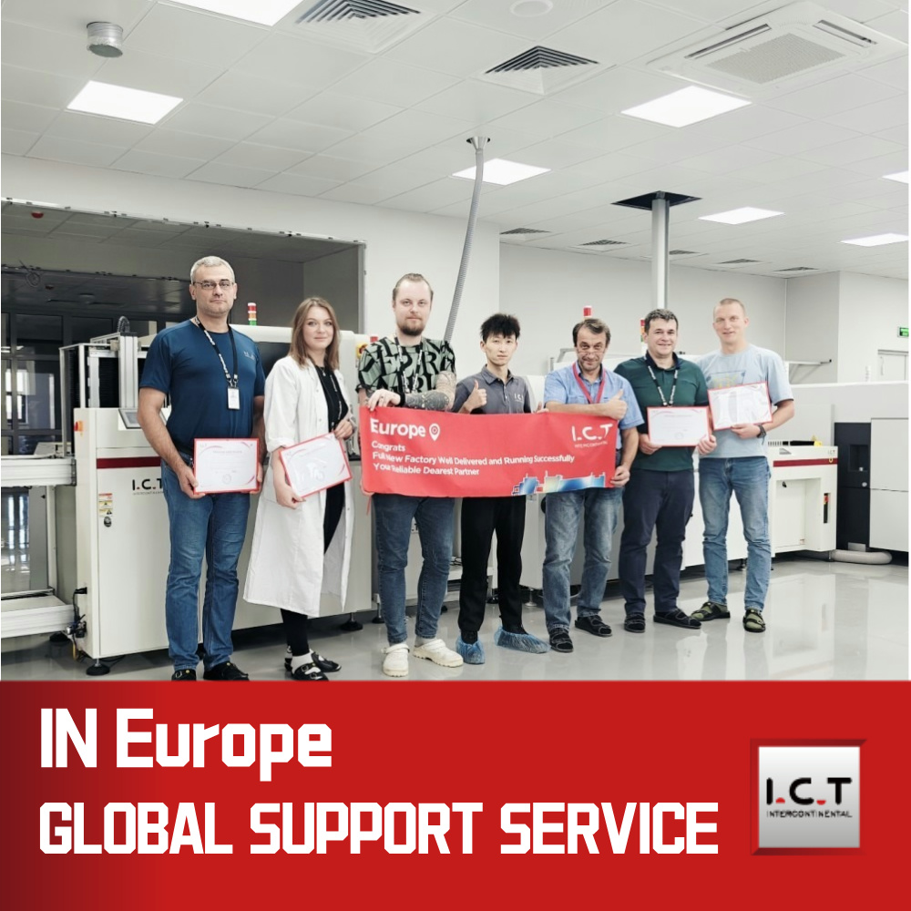 I.C.T-5151 |はんだペースト PCB SMT マシン スクリーン プリンター全自動 LED 用