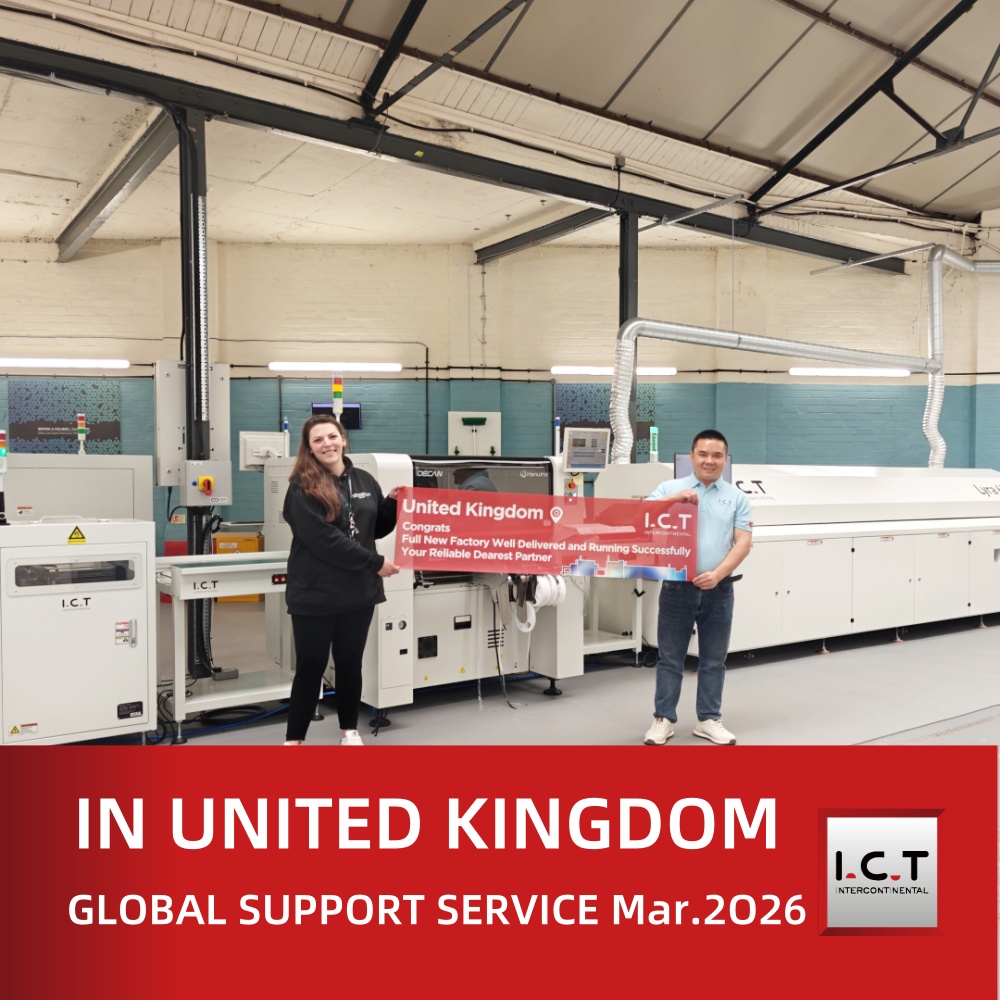 I.C.T | PCB バッファ アンローダー ローダ SMT PCB ハンドリングマシン