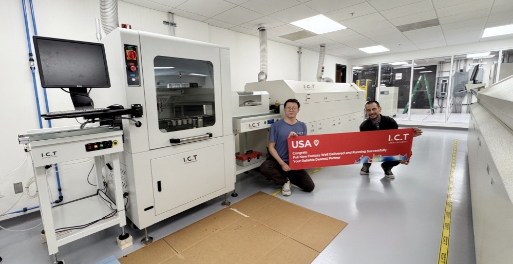 民間航空機の電源コントロールボード用のコンフォーマルコーティングライン