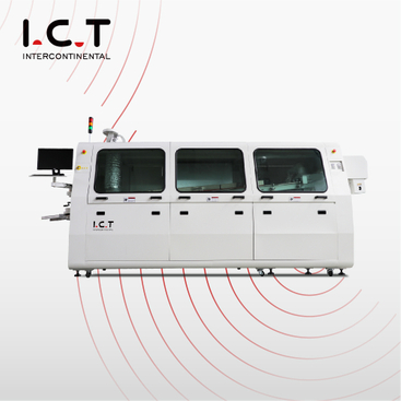 I.C.T-Acrab350 |高安定性 DIP PCB 窒素ウェーブはんだ付け機