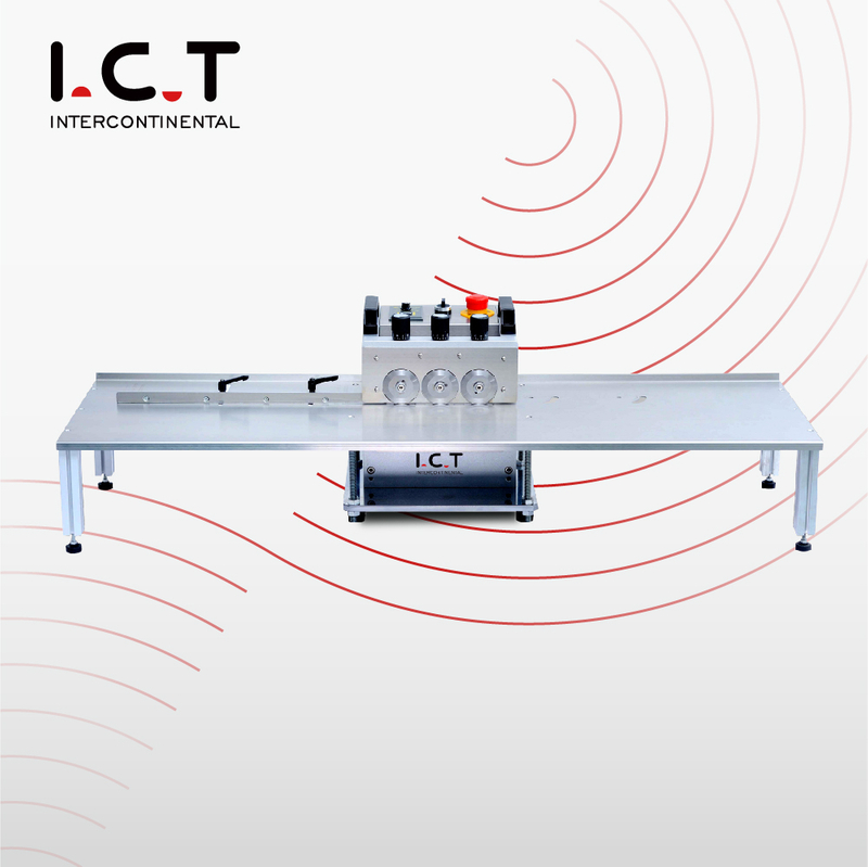 I.C.T |フレキシブル LED バルブ PCB パネルエッジ切断機