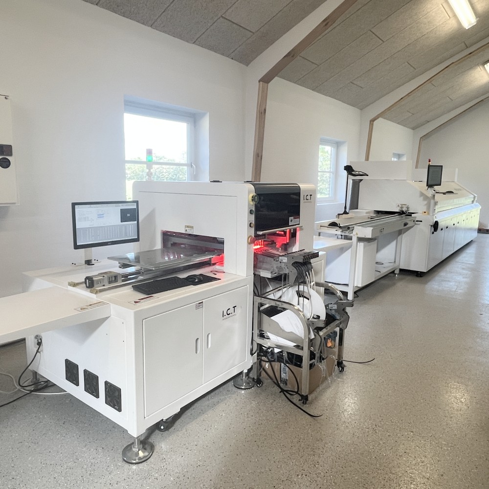 フルオート SMT PCB スクリーン ステンシル プリンタ機自動モデル I.C.T-5151 