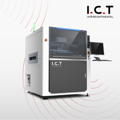 I.C.T |SMT スクリーン印刷機 全自動 PCB ステンシル プリンター |I.C.T-5134