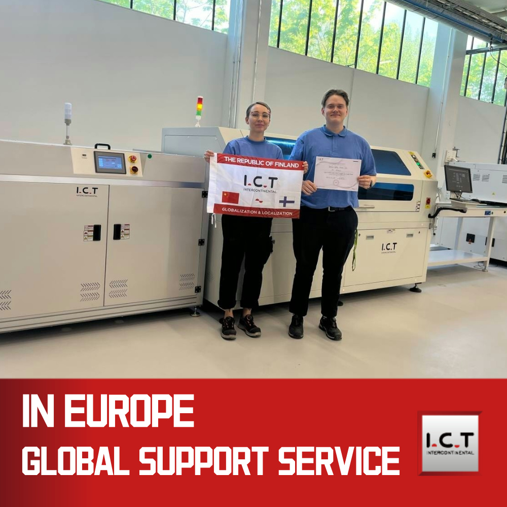 I.C.T-1200 丨1.2 メートル SMD ステンシル はんだ印刷機