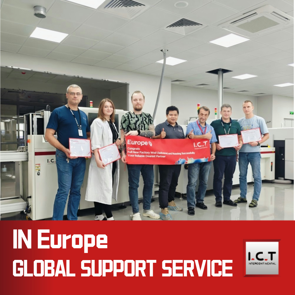 I.C.T-6561 |全自動 PCB プリンター はんだペースト印刷 SMT 機械