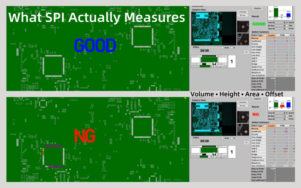 SMT のはんだペースト検査欠陥とは何ですか